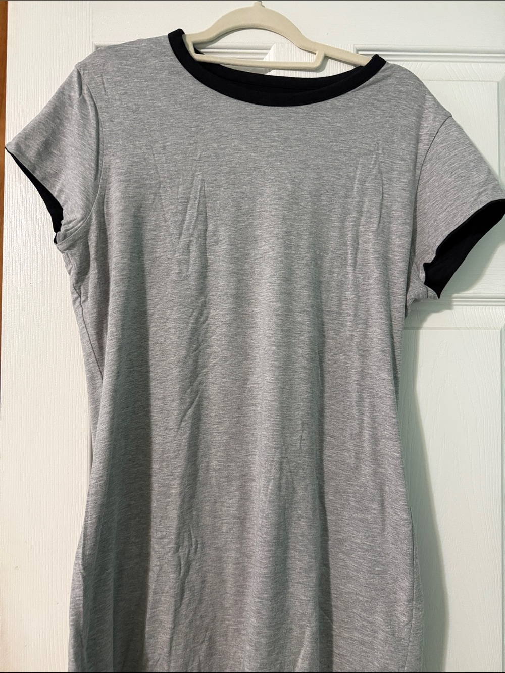 Athleta Gray Ringer Short Sleeve Women’s Top